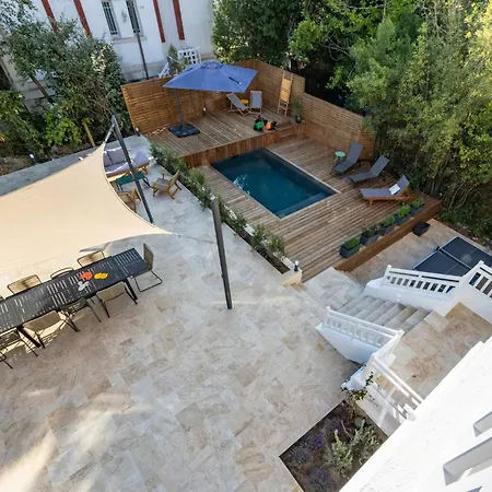 Historic In With Heated Pool Arcachon